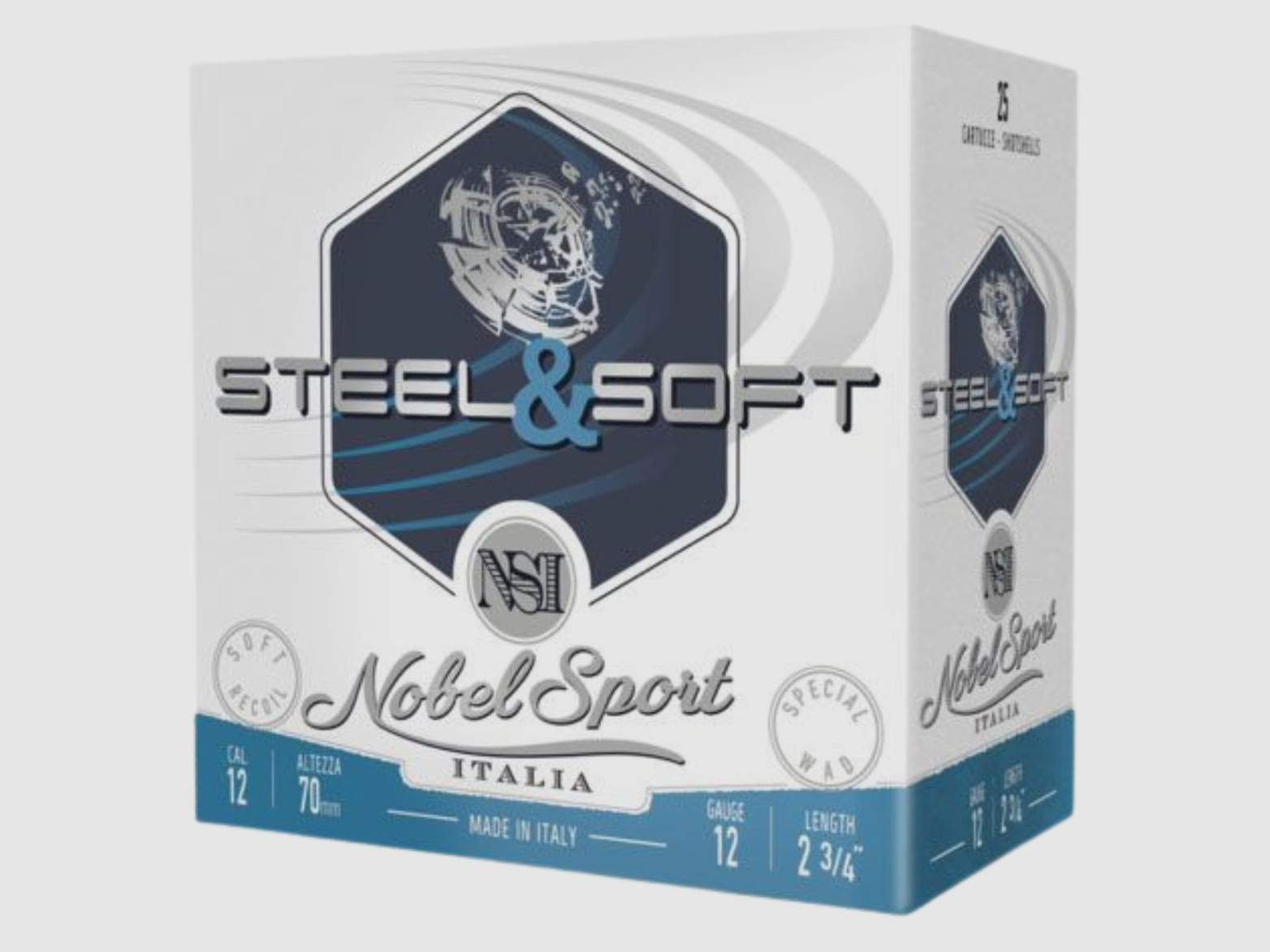 Nobel Sport Italia 12/70 Steel und Soft Skeet T9 2,0mm - 24g