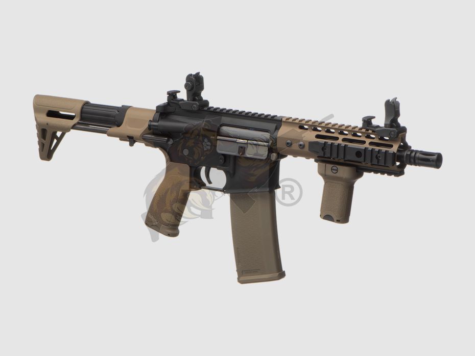 SA-E12 Edge PDW Specna Arms Tan/Schwarz Airsoft Frei ab 18 - S-AEG -F-