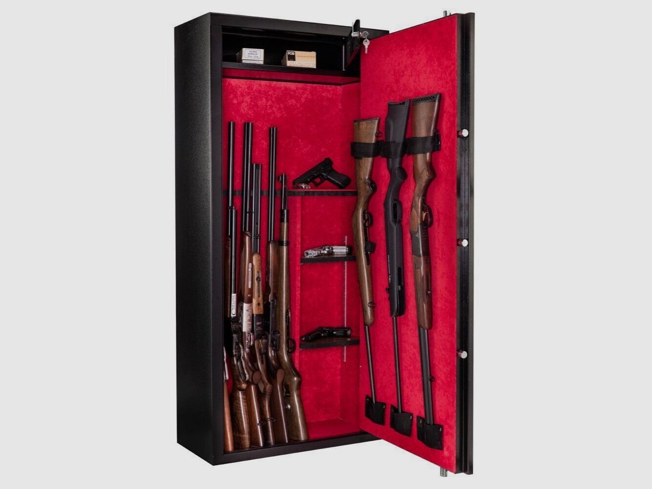 Rietti Waffenschrank für 14 Waffen mit Schlüssel – 150 cm – 3mm, Bild 5 von 11