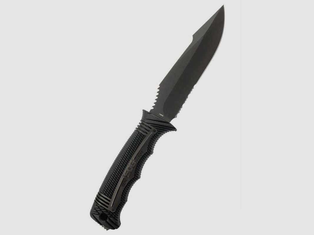 SOG Seal Strike Feststehendes Messer Schwarz AUS-8