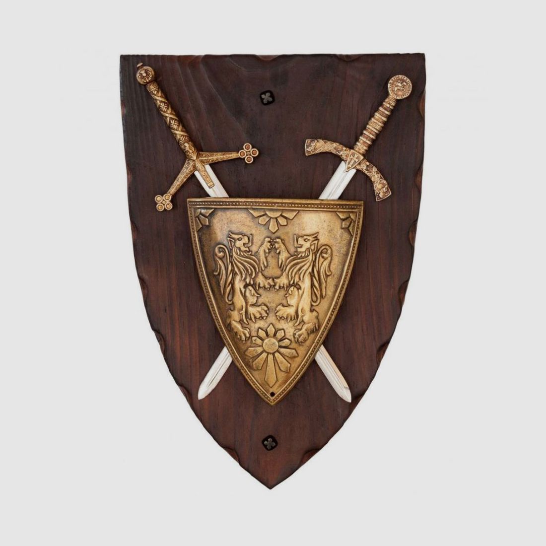 Wandschild Braveheart mit Schild und Schwertern
