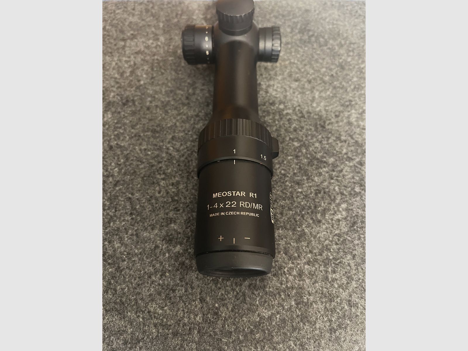 Meopta Meostar R1 1-4x22 RD/MR with Zeiss rail