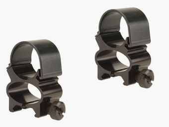 Weaver See-Thru Ringi w stylu Weaver błyszczący czarny 25,4mm, BH 19,05mm