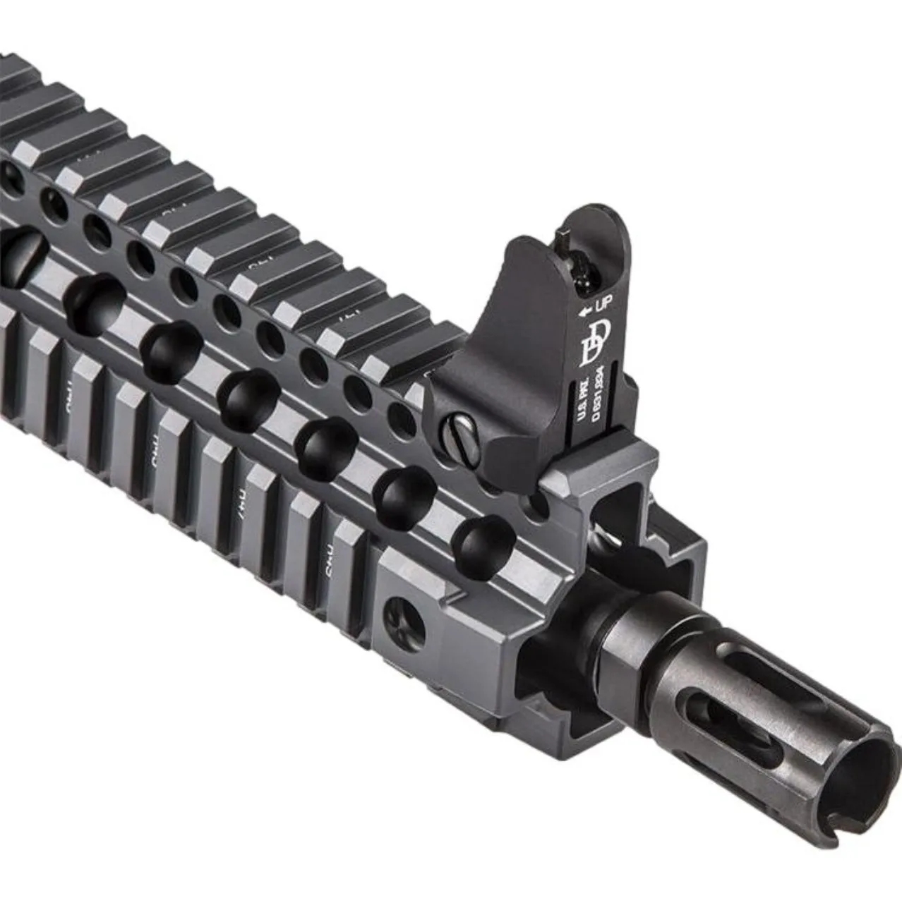 Daniel Defense Iron Sight Set verstellbar – Picatinny – schwarz, Bild 2 von 5
