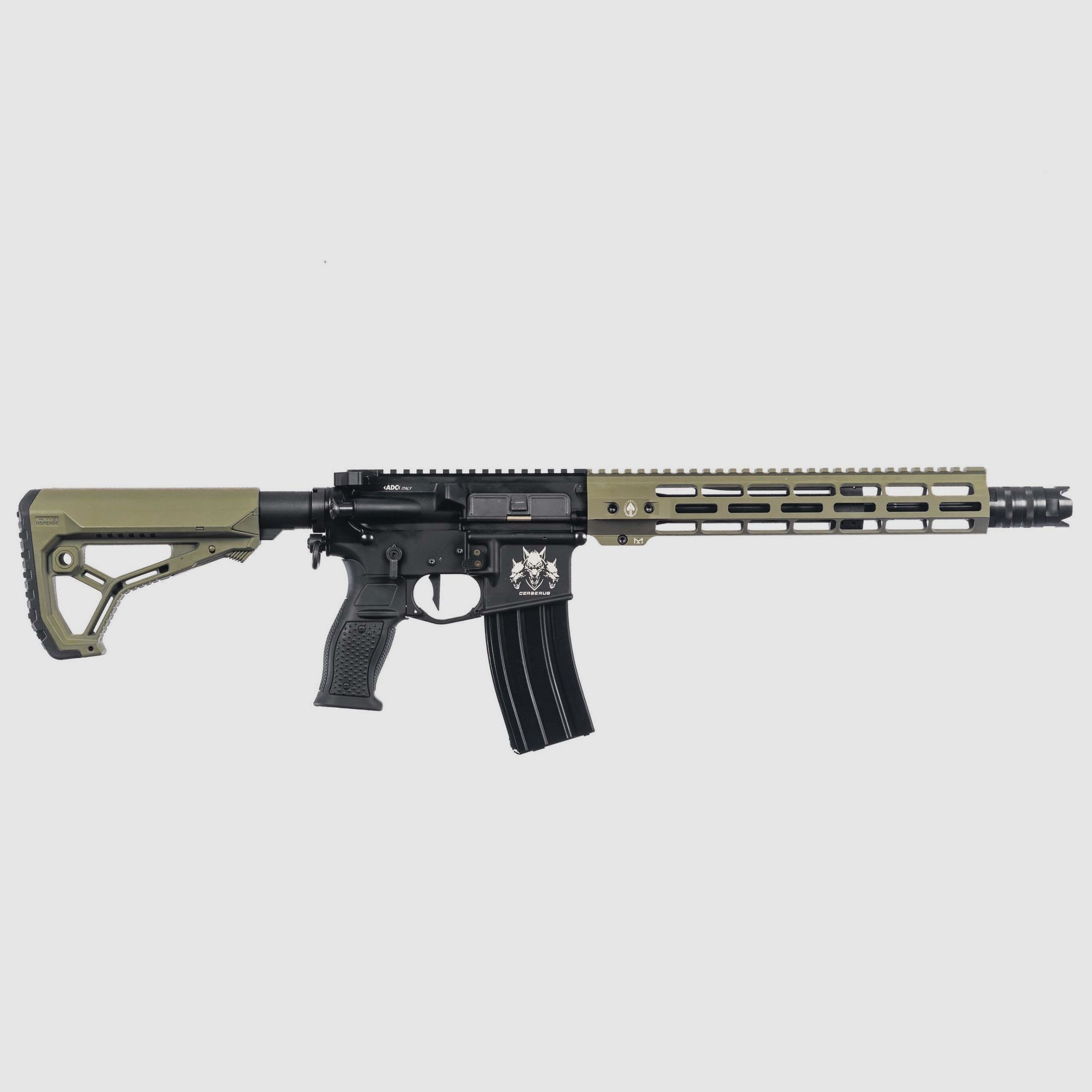 Armi Dallera Custom Mod. CERBERUS-Multicam Green .223 Rem. Lauf 12,5 Zoll (12,5")