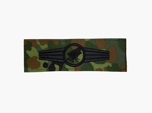 Bundeswehr Original Bundeswehr Original Tätigkeitsabzeichen Personal Fernspäheinsatz - Flecktarn/Schwarz