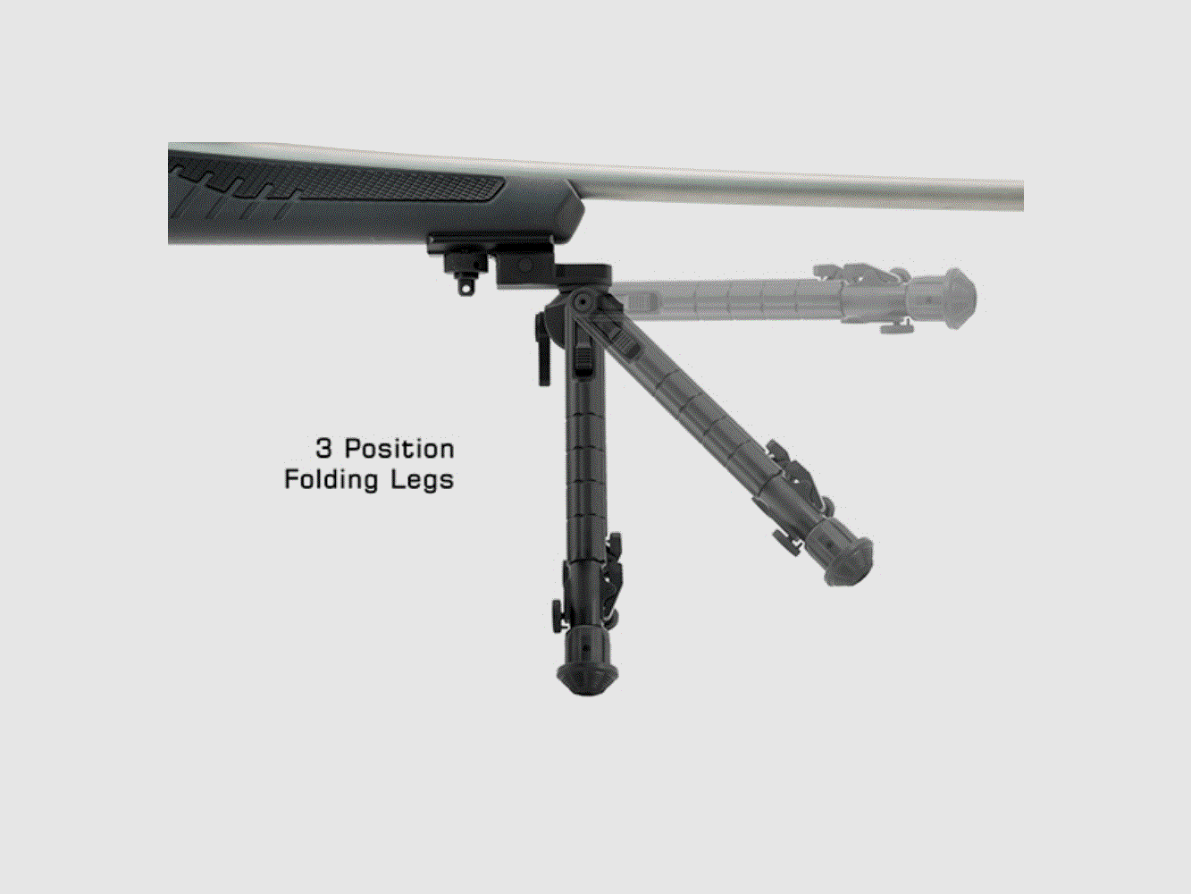 Bipied UTG Recon 360 TL, hauteur centrale de 8″-12″, Picatinny