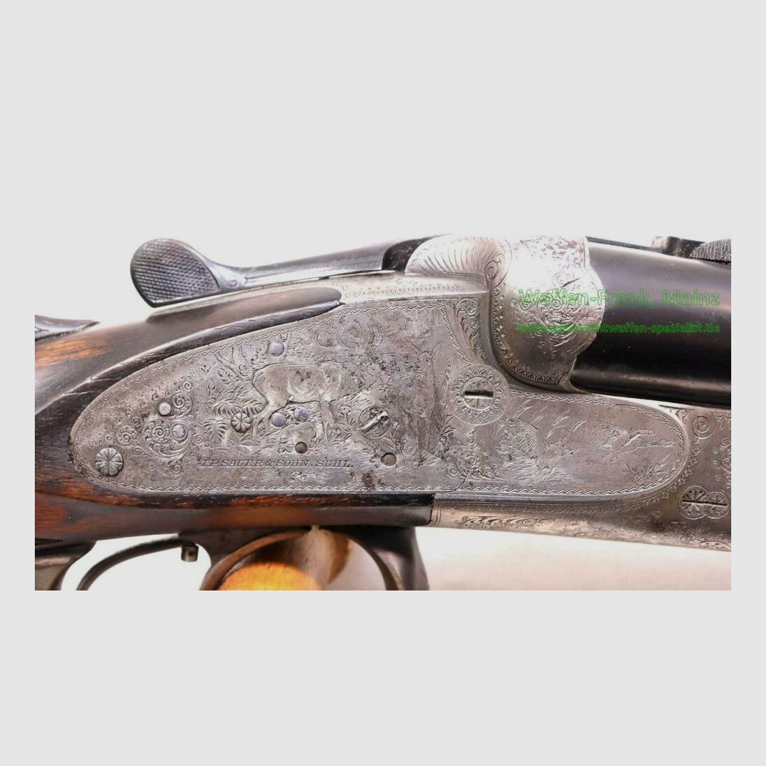 Sauer y Sohn/Suhl taladro de cerrojo lateral de antes de la guerra