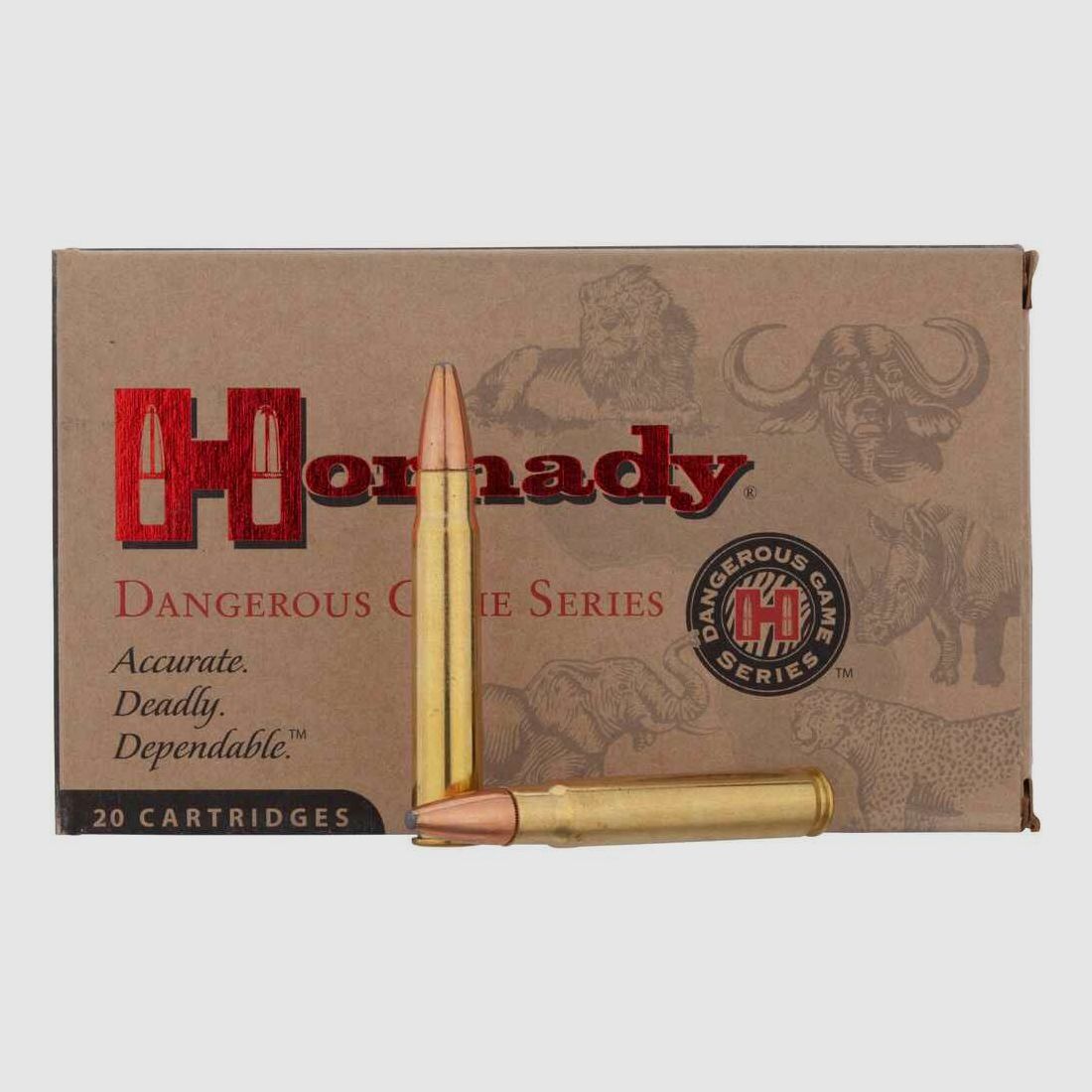 9,3x62 SP-RP, 18,5g/286grs. Hornady