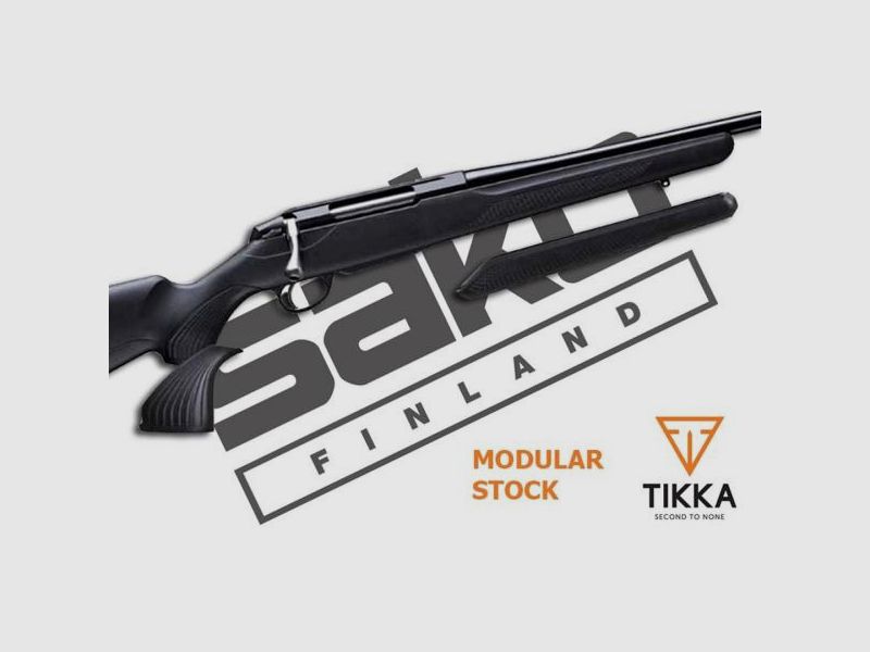 TIKKA Tuning/Ersatzteil f. Langwaffe Pistolengriff Varmint / steil f. T3x   -Kunststoff /schwarz