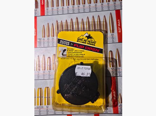 Butler Creek Objektivschutzkappe 2.220"  56,4mm  Flip-Open Zielfernrohr Deckel