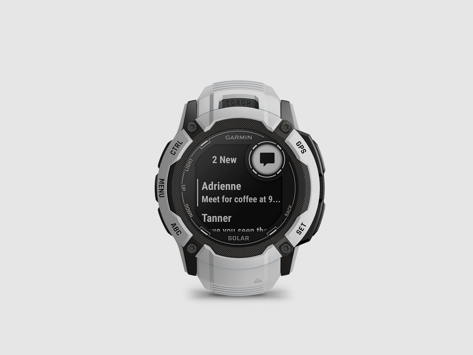 Garmin Instinct® 2X Solar, Stone White