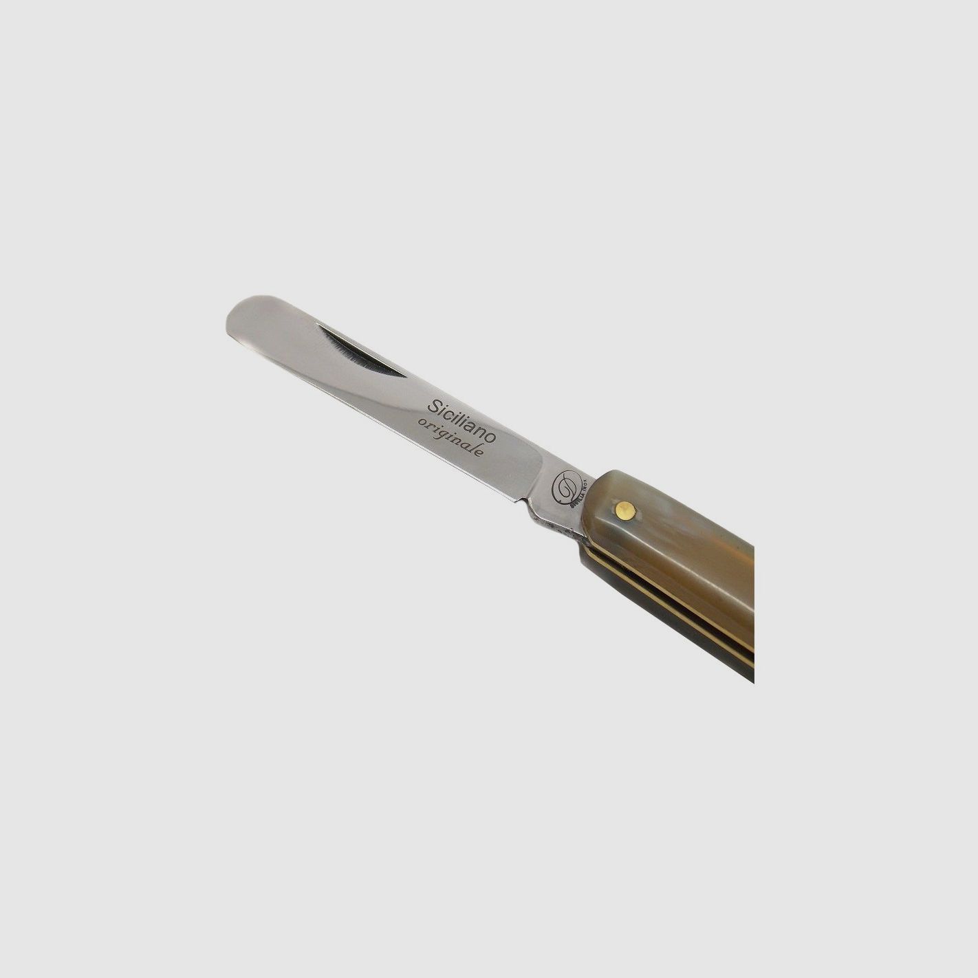 Sizilianisches Messer rasolino 17 cm Horngriff 1424, Bild 2 von 3