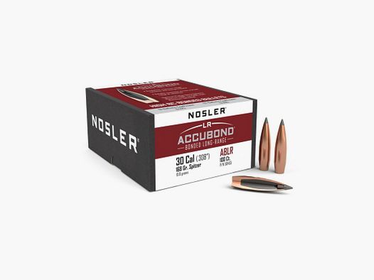 NOSLER ACCUBOND BULLE CAL30 GR168