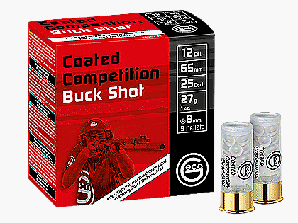 GECO Schrotpatrone Coated Competition Buck Shot 12/65