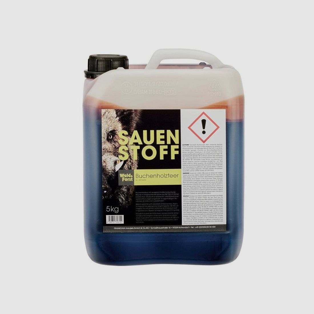 Beech wood tar for forest and hunting 5kg canister