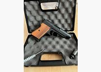 ME 9 Para pistola 9mm P.A.K empuñaduras de madera