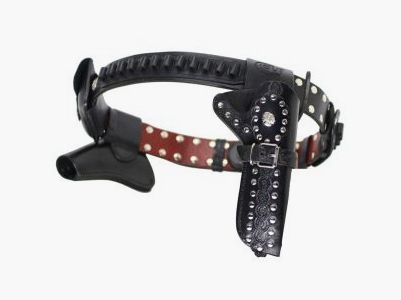 Cinturone Western pistolero doppio