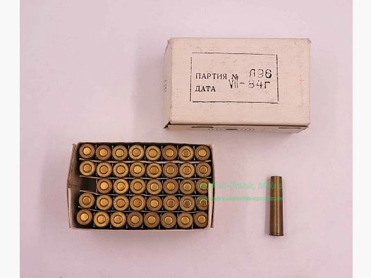 Russisch - diverse revolverpatronen 7,62 Nagant/WC