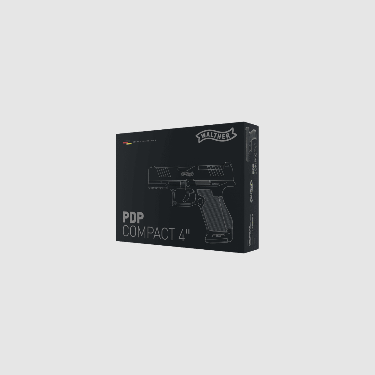 Walther PDP Compact 4" CO2 Airsoft Pistool OR in Zwart | Umarex