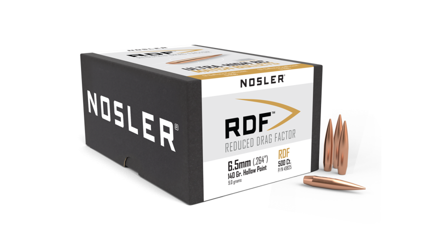 boite 500 ogives Nosler cal 0.264 RDF 140 grains 49825