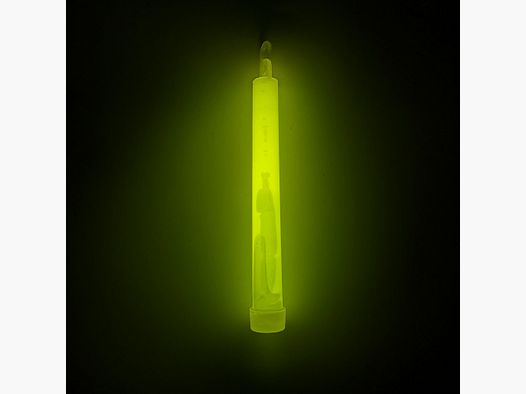 Glow stick 1.5x15cm, 8-12 hours - Yellow