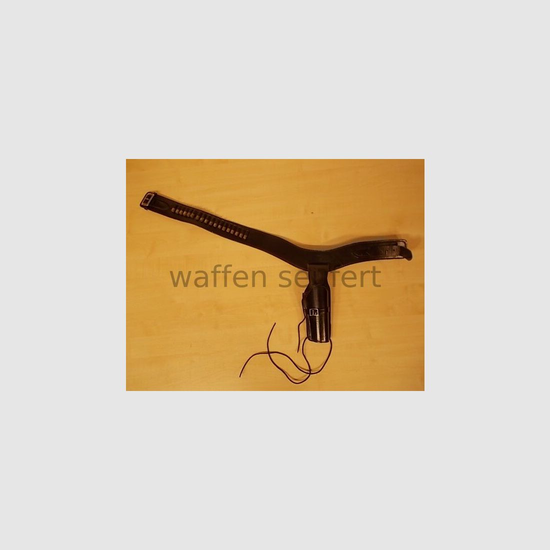 Bucheimer Westerngürtel + Holster für 6" Western-Revolver
