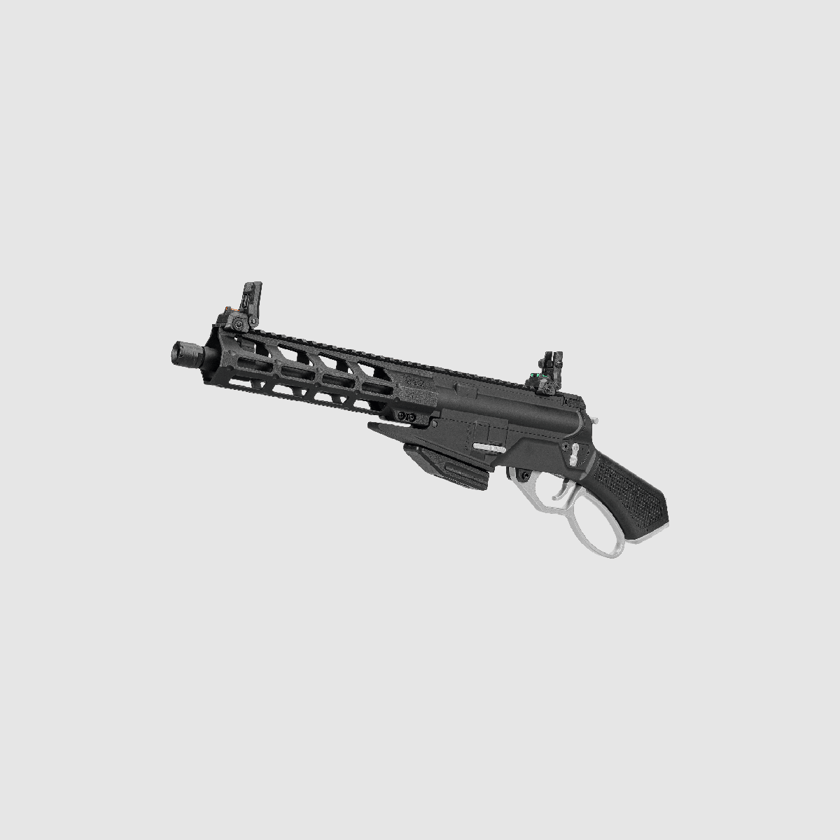 LevAR PLATA S 7" Gas Powered Lever Action Rifle with Polymer Handguard in Black -F- | G&G, image 7 of 8