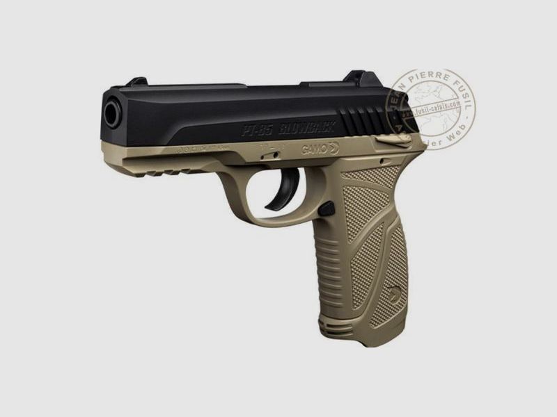 Pacchetto Pistola a CO2 4,5 mm GAMO PT-85 Desert (3,90 joule) - PACCHETTO CERISE 2026, immagine 4 di 8