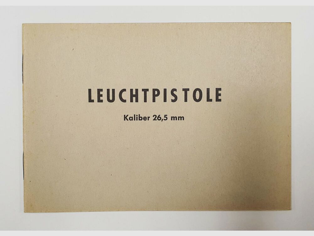Instrucciones de uso de la pistola de luz Heym, tipo 3 de la fábrica de armas F. W. Heym - Münnerstadt, de 1959, imagen 1 de 7