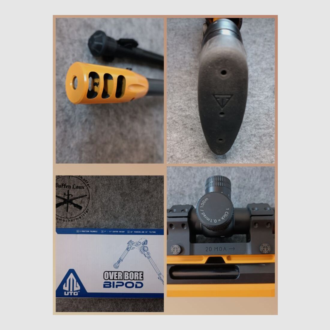 Tikka T3x TACT A1 mit Custom Cerakote & ERATAC + ZF GPO 4,5-27x50i