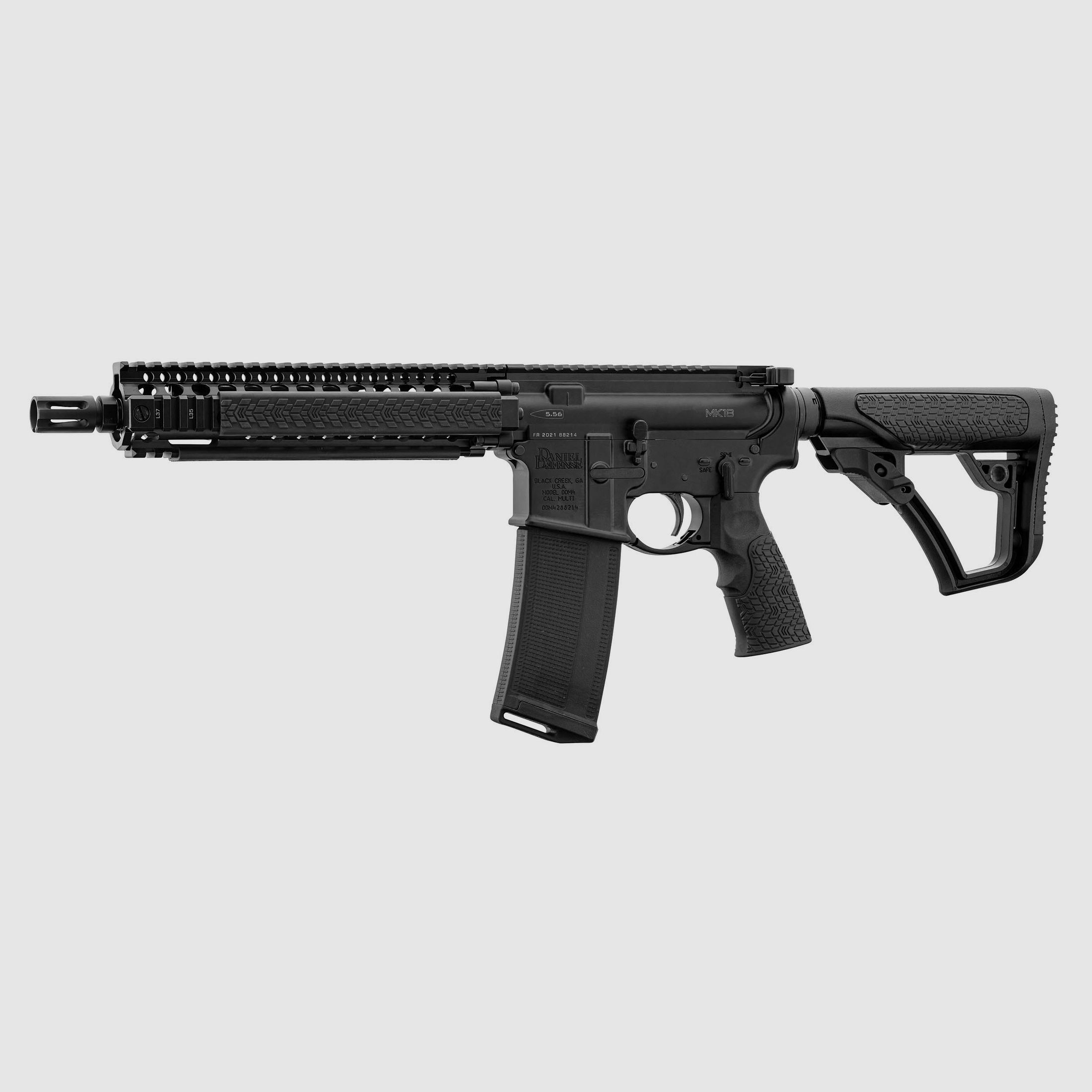 AR15 DANIEL DEFENSE MK18 canna corta 10.3 » cal. 5.56 Mil Spec nera, immagine 4 di 4