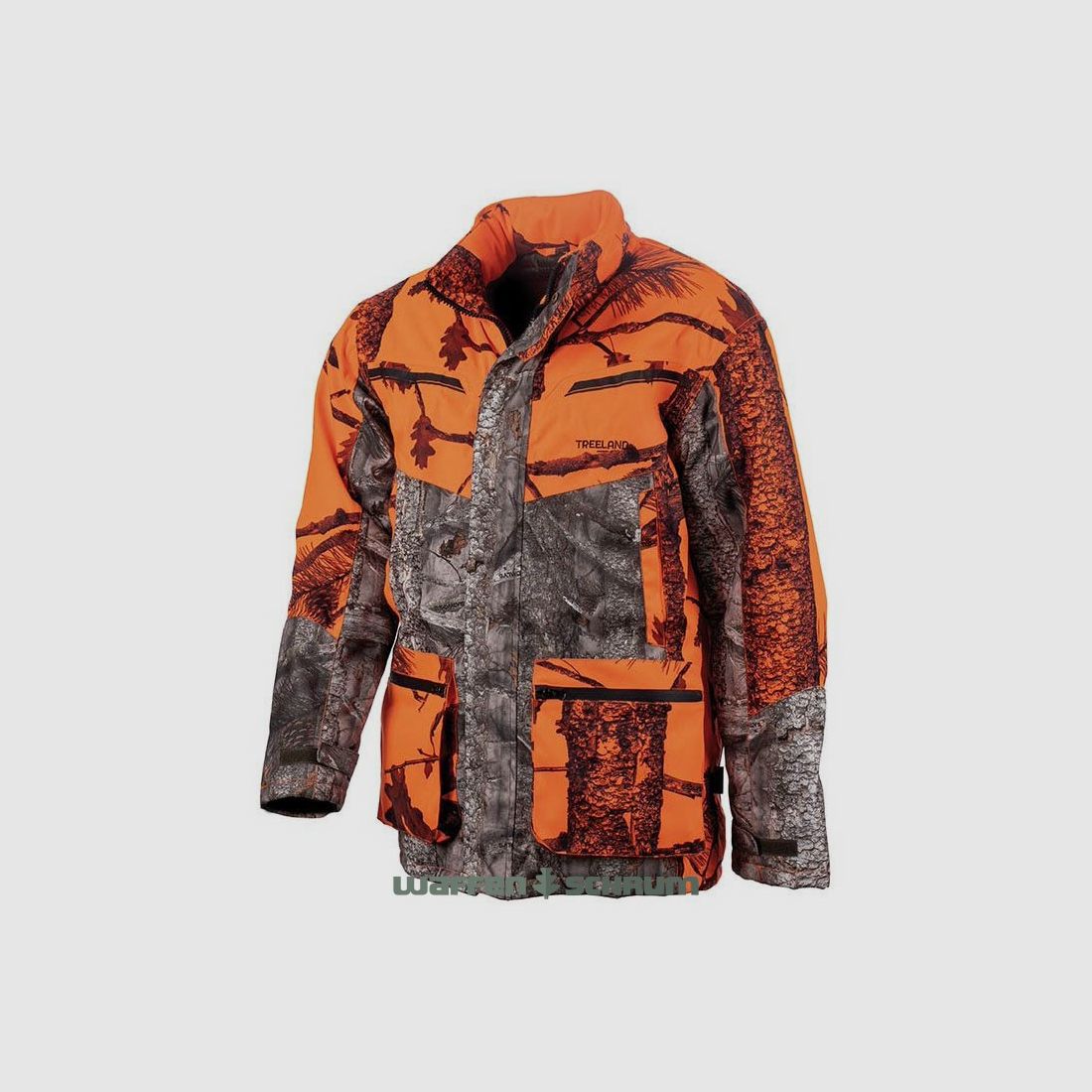 Treeland Signaljacke Treeland Orange Camouflage
