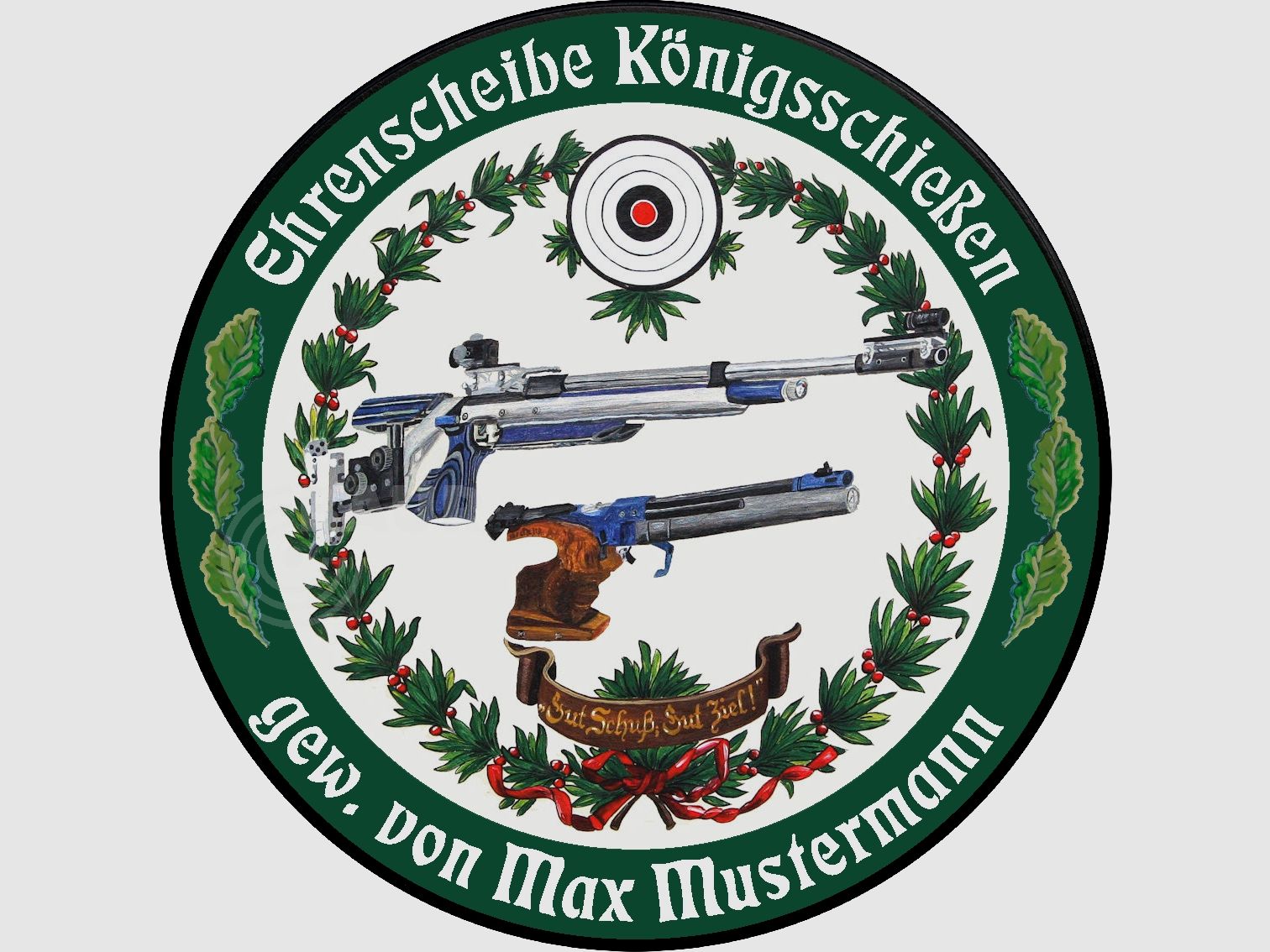Schützenscheibe ECO-LINE Motiv 006, billede 1 af 6