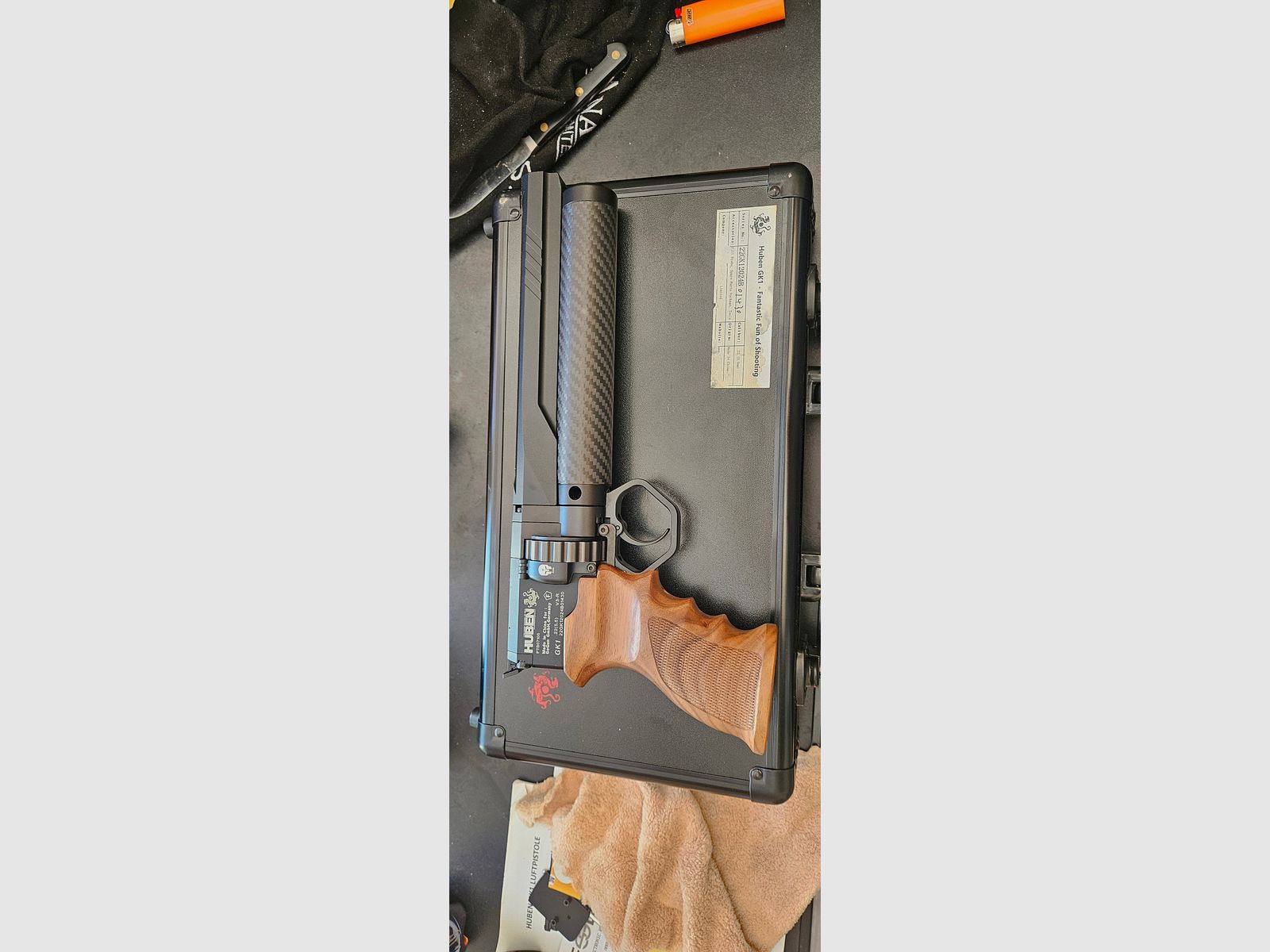 Huben Gk1 van GoGun met accessoires