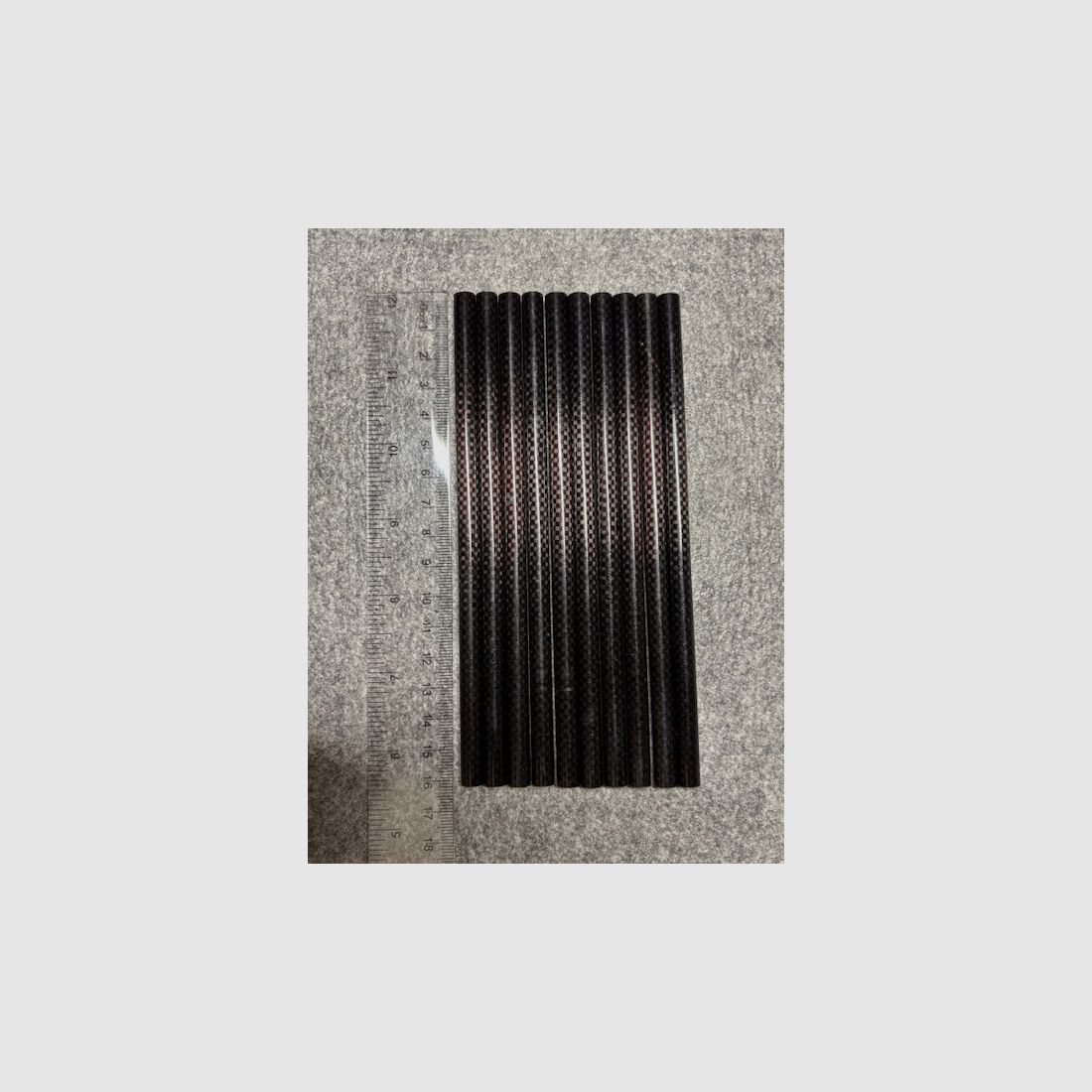 Pure carbon arrow shafts - 161 mm - 10 pieces - 3K high-performance shafts - Spine 350 - for Cobra Adder arrows