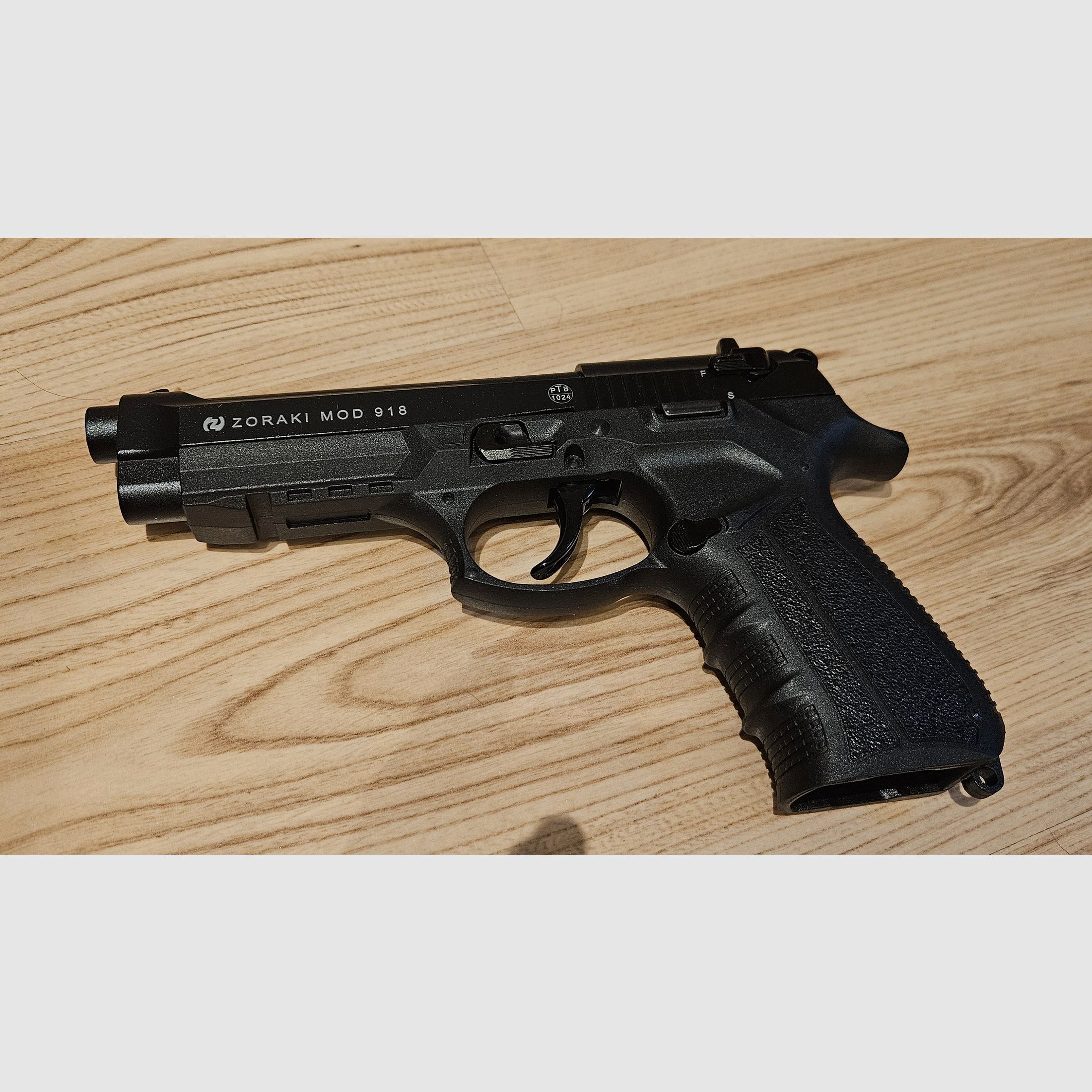 Pistola de fogueo Zoraki 918 calibre 9mm, 49 cartuchos de salva, cargador de 30 disparos, ayuda de carga, munición luminosa