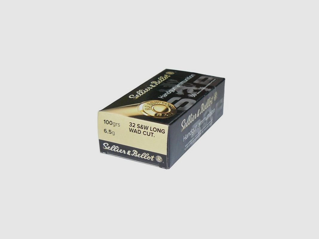 S&B .32 S&W long Wadcutter 6.5 g 100 gr, Bild 2 von 2