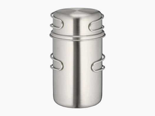 Tatonka Taza de Acero Inoxidable Set con Asa 850 ml