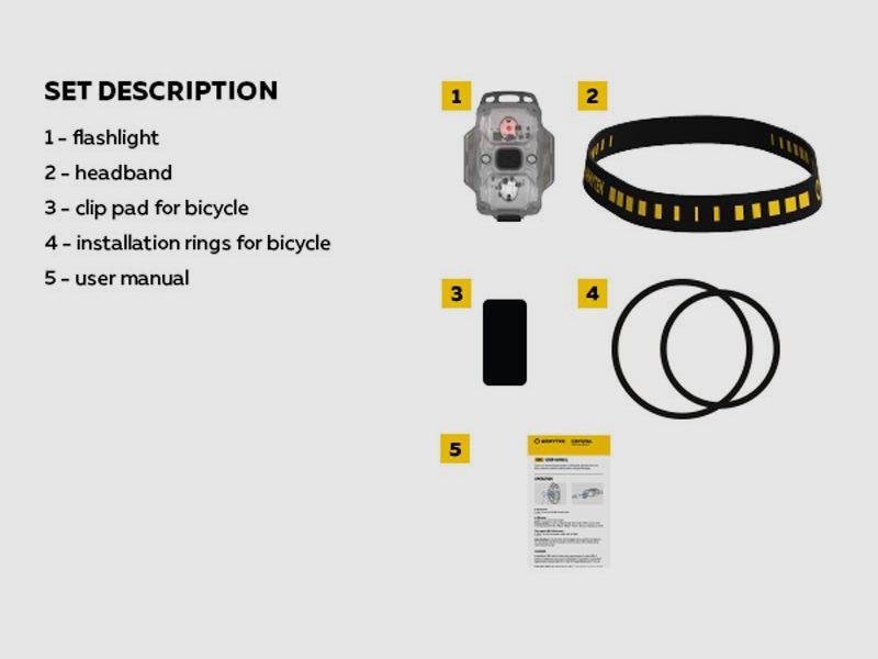 LED-Lampe ARMYTEK Crystal grau – weißes und rotes Licht, Bild 6 von 12