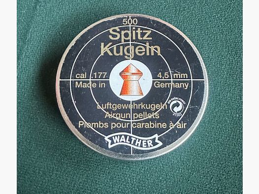 Walther Spitzkugeln cal.177 4,5mm