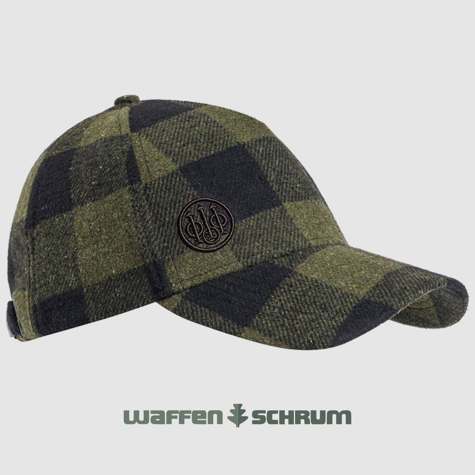 Beretta Cappello Lodge a Quadri Verde Muschio