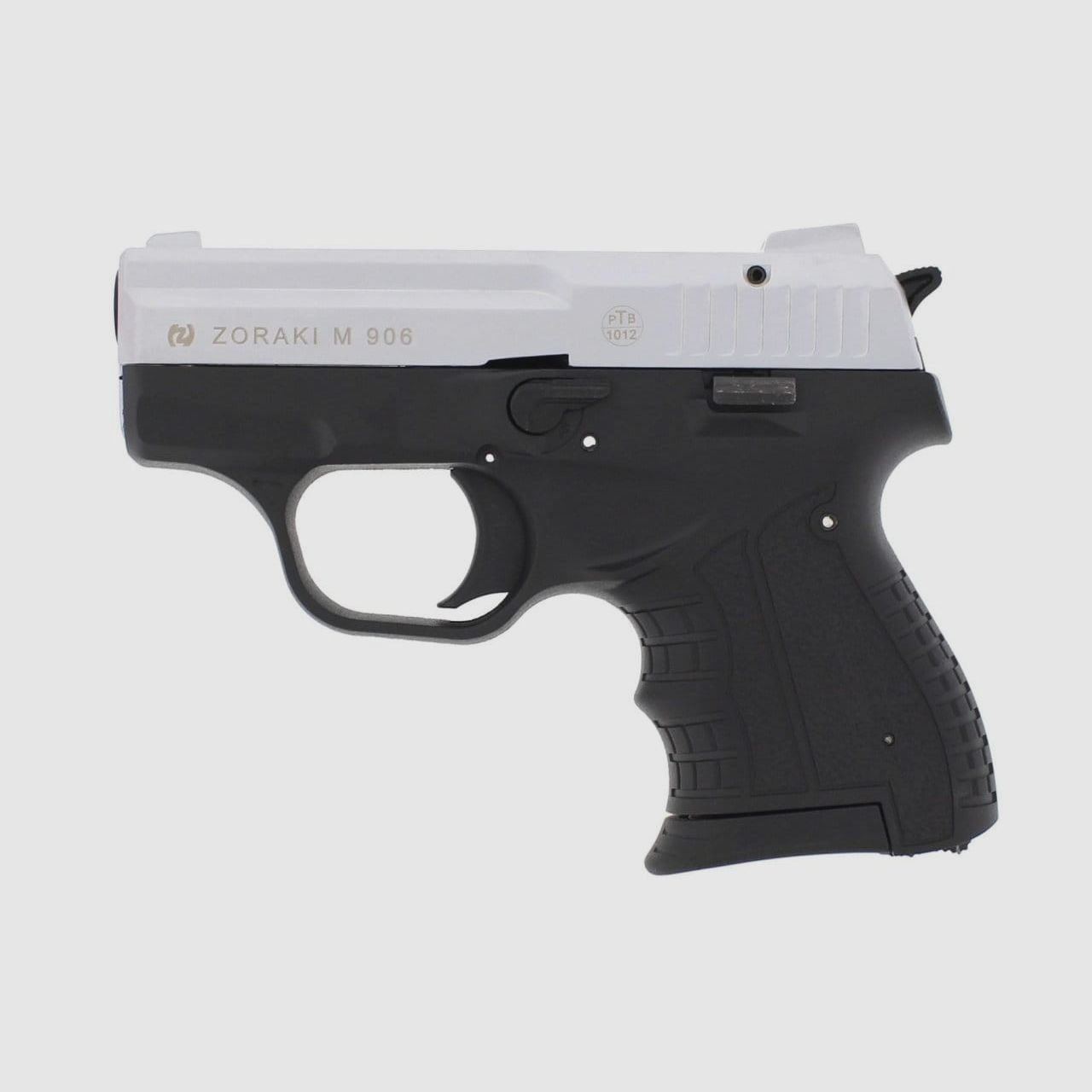 Zoraki 906 schreckschusspistool 9 mm P.A.K. matte chroom