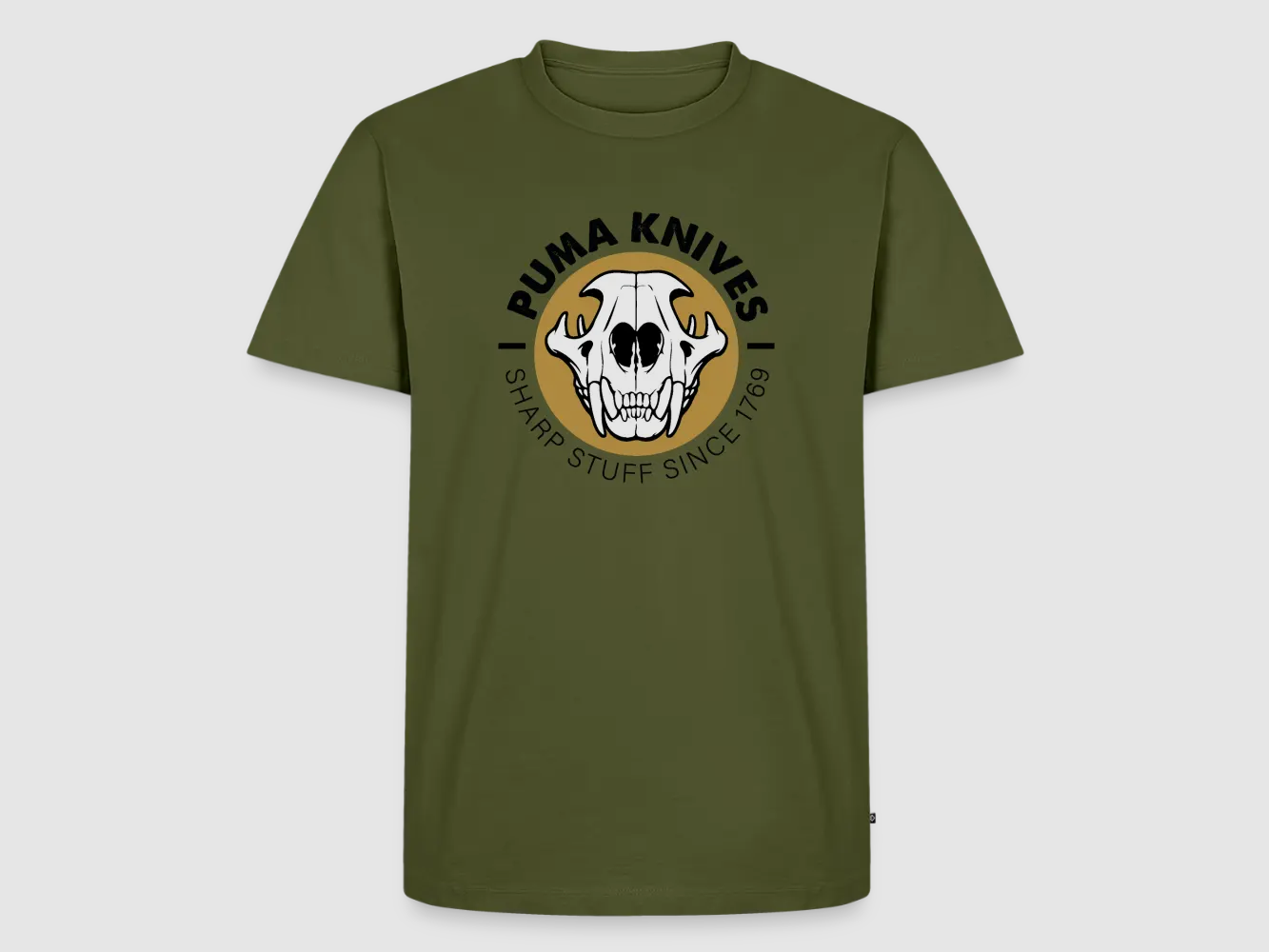 Heren Premium T-Shirt Skull Frontal Sharp Stuff, afbeelding 5 van 30