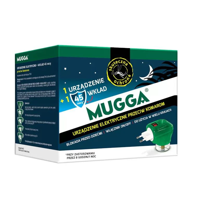 Electric mosquito repellent diffuser Mugga with refill for 45 nights, 35 ml, image 2 of 2
