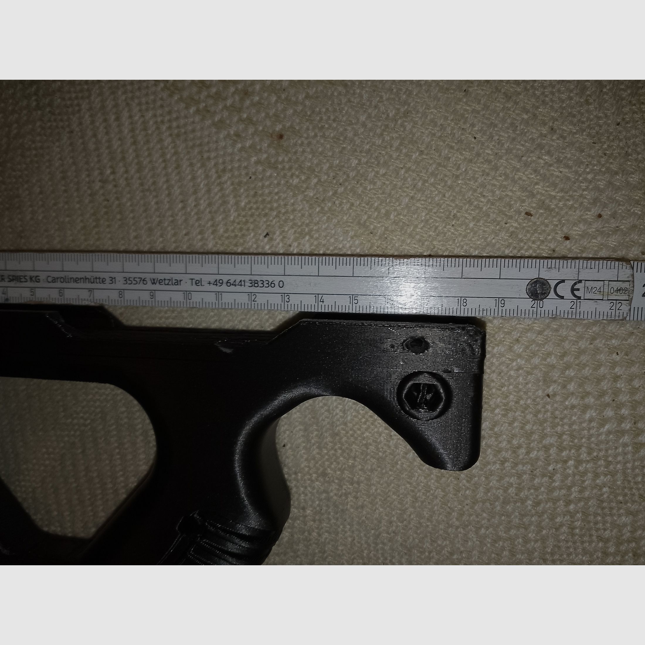 Front grip 3D print grip Picatinny universal front grip foregrip for Airsoft Softair Paintball weapons + band tape