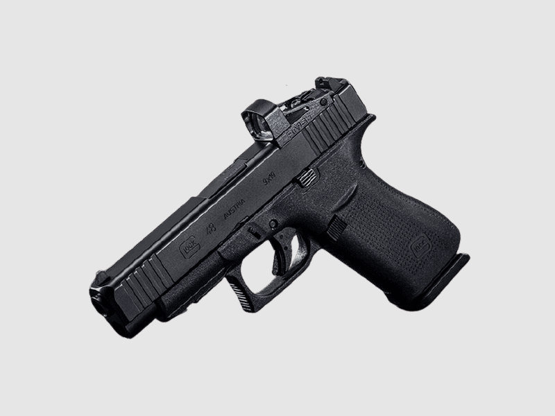 Glock 48 R MOS FS mit Reddot 9 mm Luger Pistole