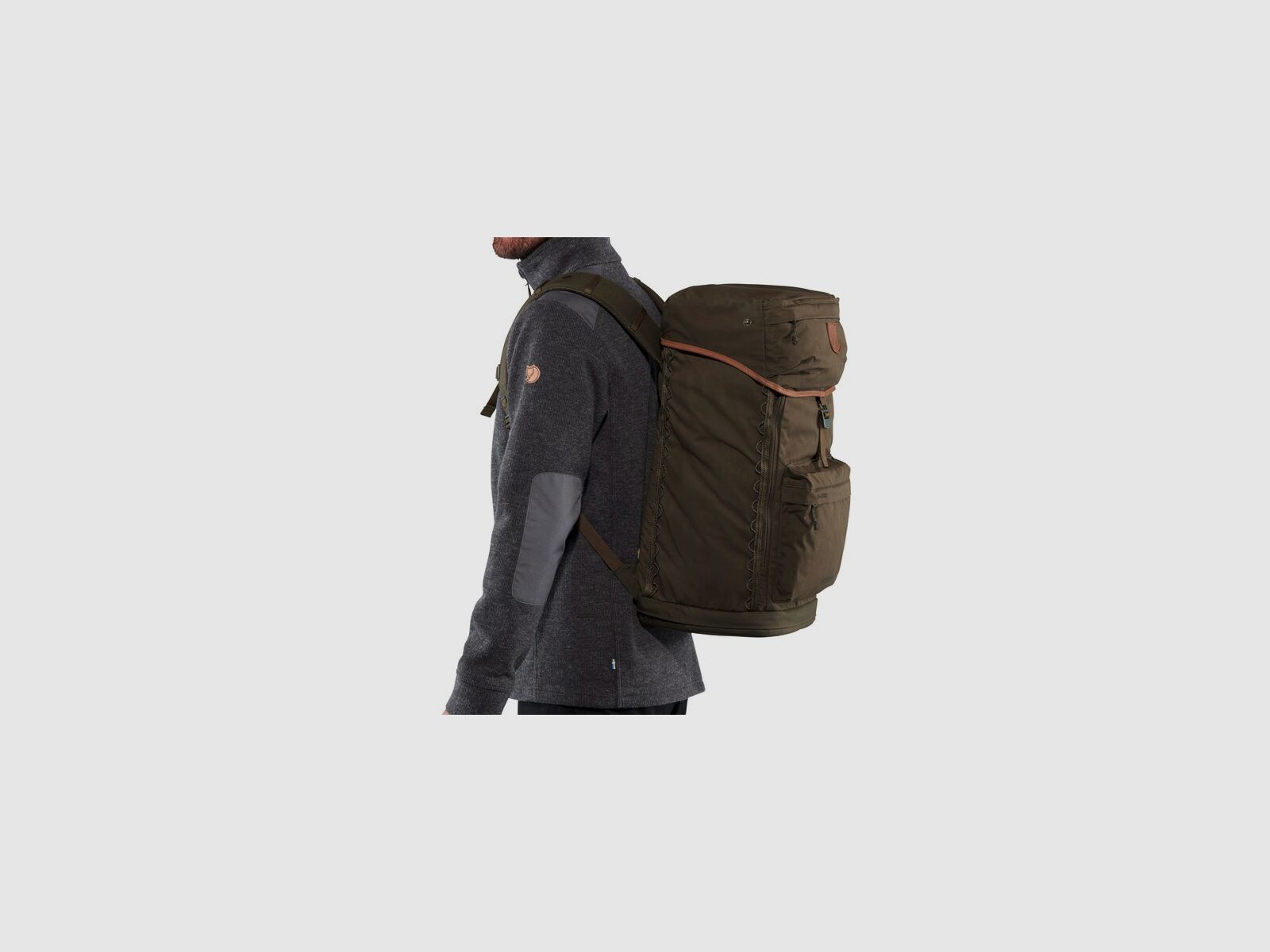 FJÄLLRÄVEN Singi Stubben Sitzrucksack Dark Olive