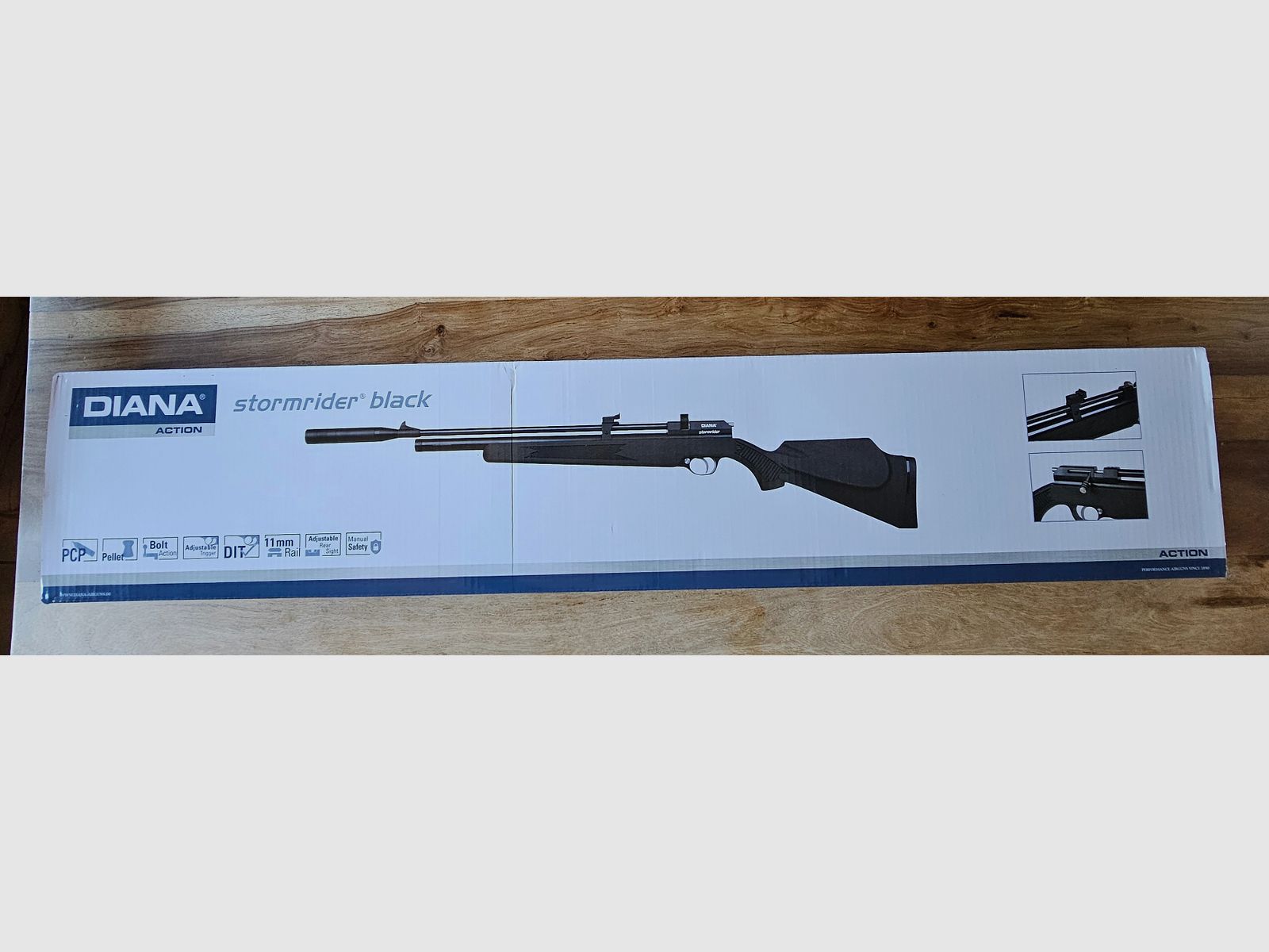 Diana Stormrider Black Pressluft Gewehr 4,5 mm Diabolo