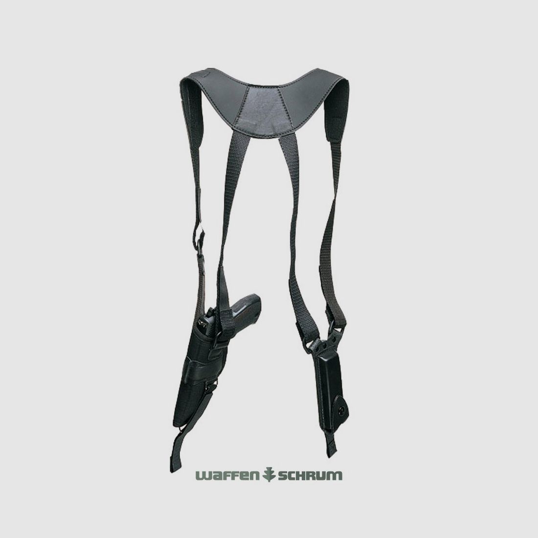 AKAH Pas na ramię Cordura - Czarny model - Schleswig-Holstein z kieszeniami na magazynki